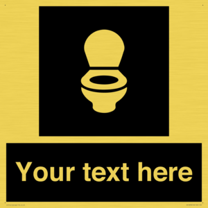 Custom information: black panel wc toilet